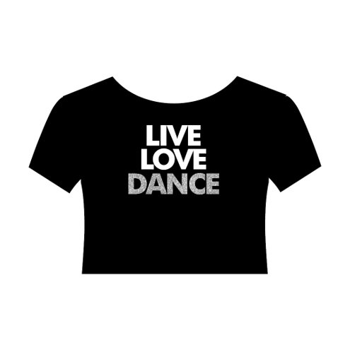 live-love-dance-cropped-estampas-catalogo-variacao-de-cores-glitter