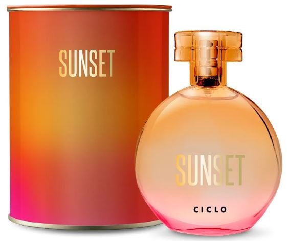 PERFUME DEO COLÔNIA SUNSET 100ML- CICLO | Belíssima Cosméticos