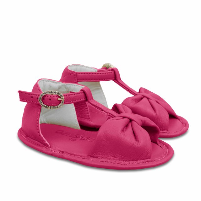 Sandália Infantil Feminina Sandalia Rosa Para Casamento Sandalia