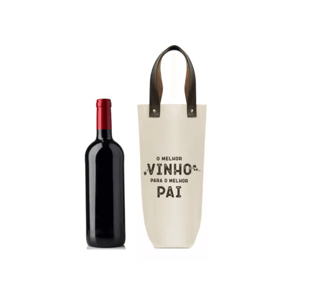 Porta Vinho Ecobag - ESPECIAL DIA DOS PAIS | MEU VINHO BH
