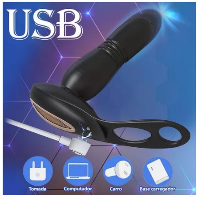 plug anal plage Plug anal com movimento vai e vem - Tulipa Sex Shop
