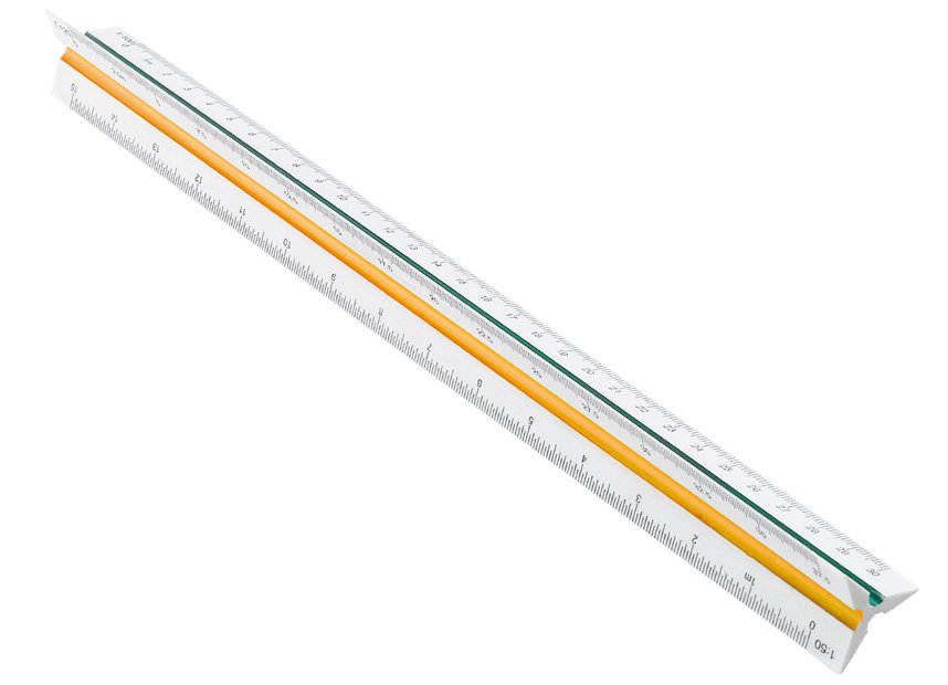 ESCALÍ­METRO TRIANGULAR 30CM | Copypaper Papelaria