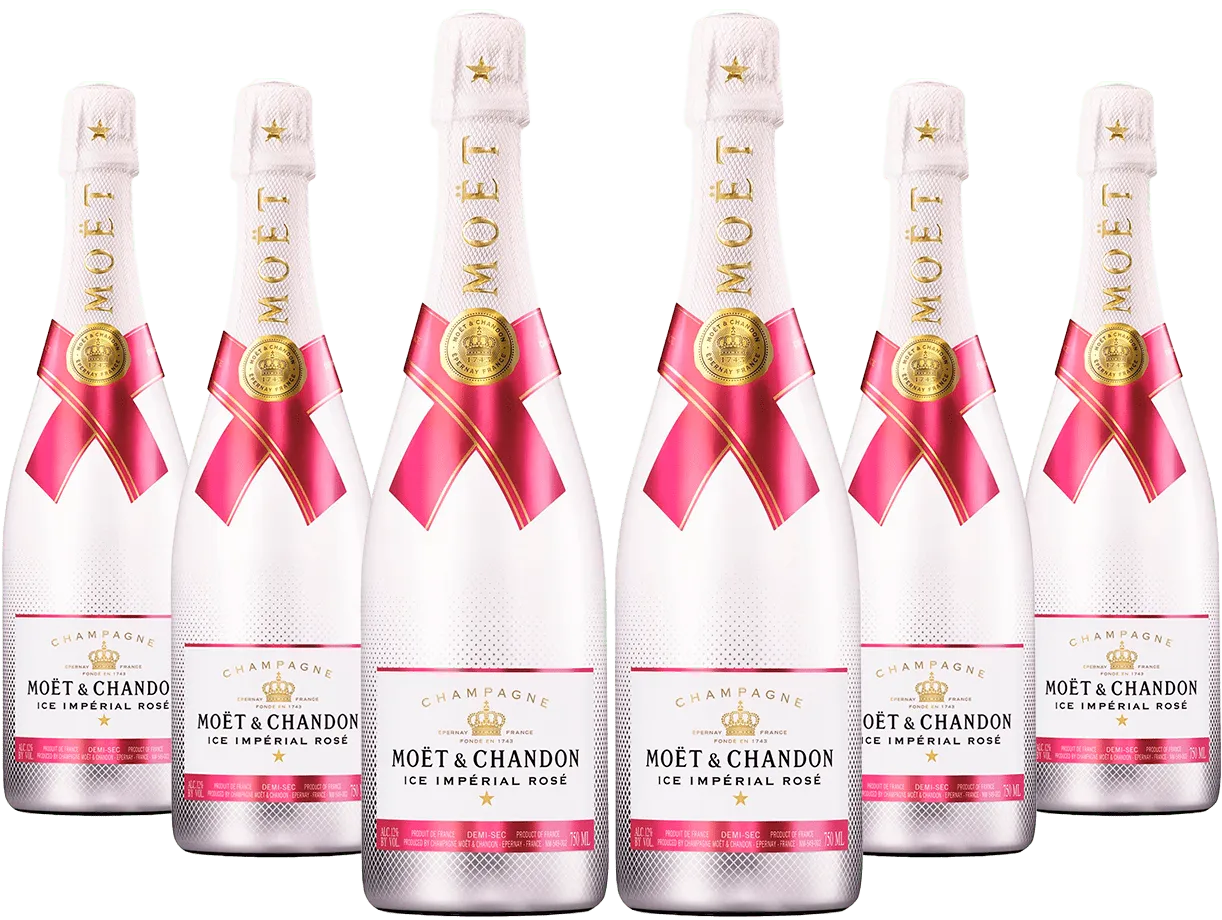 Champagne Moet & Chandon Ice Imperial Rose www.vinoverace.com.br