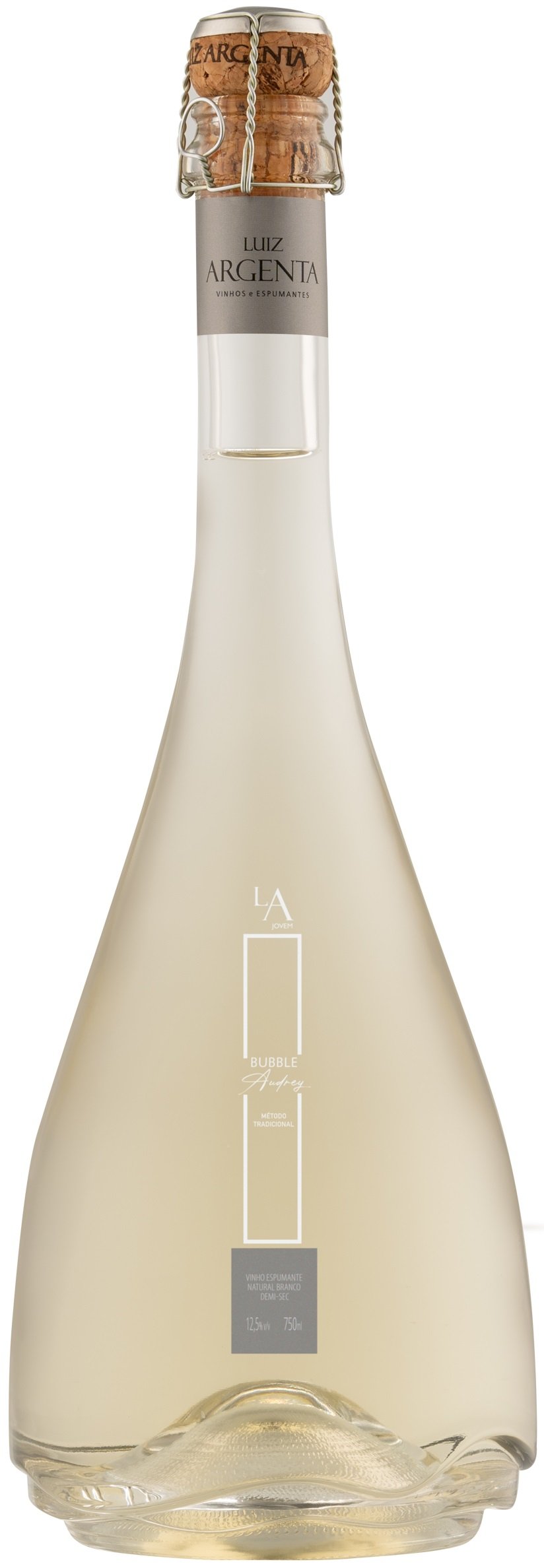 Espumante Luiz Argenta Jovem Bubble Audrey Demi Sec 750 ml | Vino