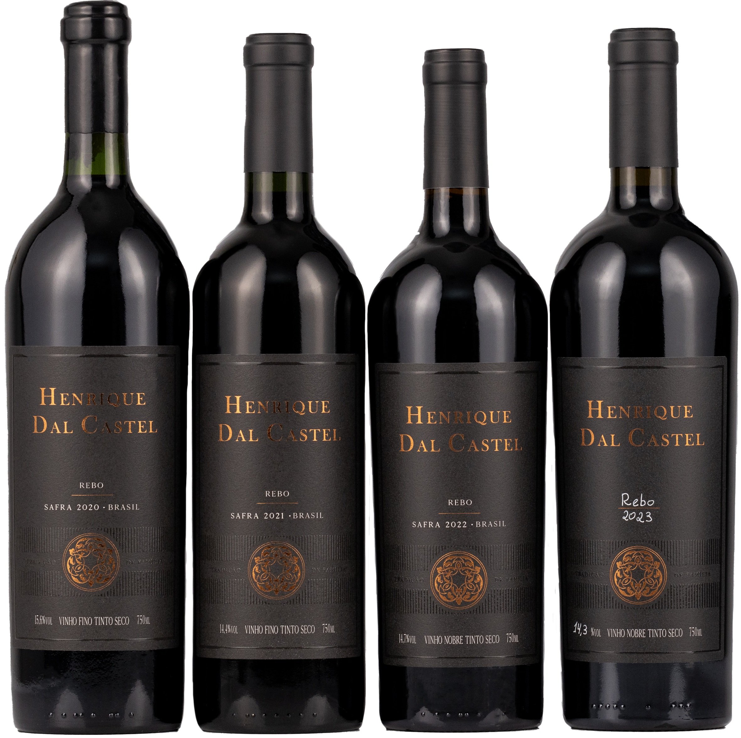 Kit Vinhos Henrique Dal Castel Vertical de Rebo com 4 garrafas | Vino ...