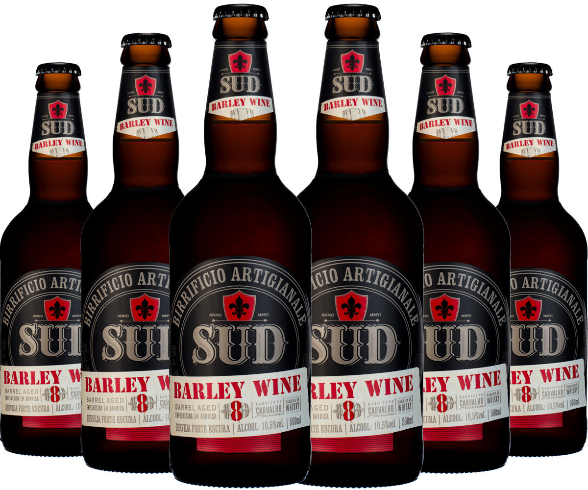 Caixa de Cerveja Artesanal SUD Barley Wine com 6 garrafas