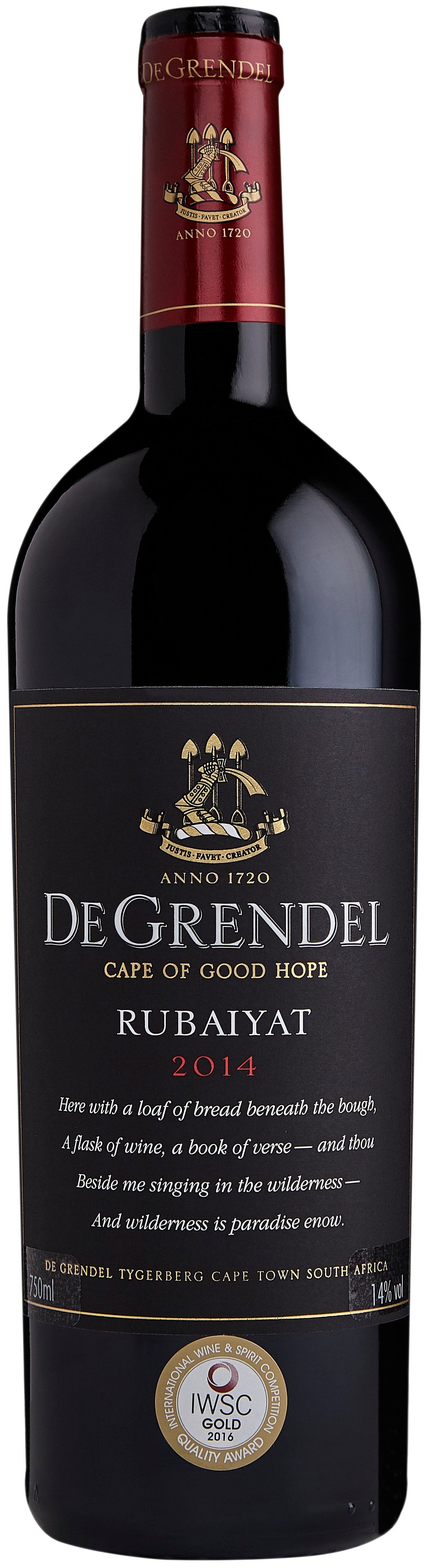 De Grendel Rubaiyat Wine of Origin main image 1