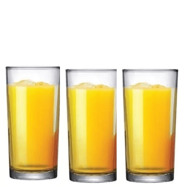 Jogo 4 Copos De Vidro Alto Long Drink Vidro Grosso Agua Suco Transparente  300mL, Magalu Empresas