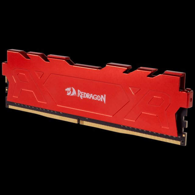 Memória DDR4 Redragon Rage, 16GB, 3200MHz, CL16, Vermelha 