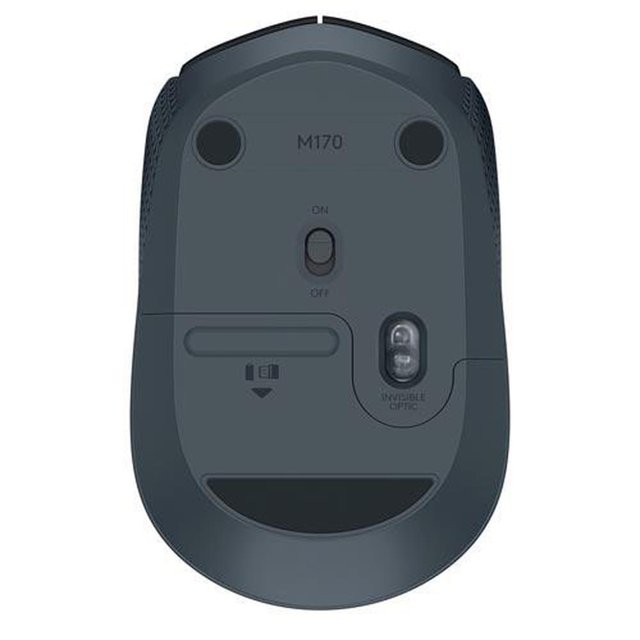 Mouse Óptico Sem Fio Preto - Logitech - M170