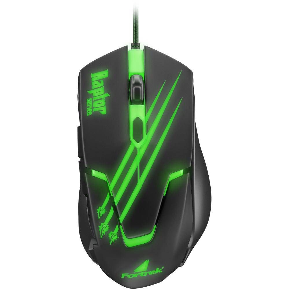 Fortect Mouse Mouse Gamer Fortrek Raptor USB 3200DPI | INFO 2000