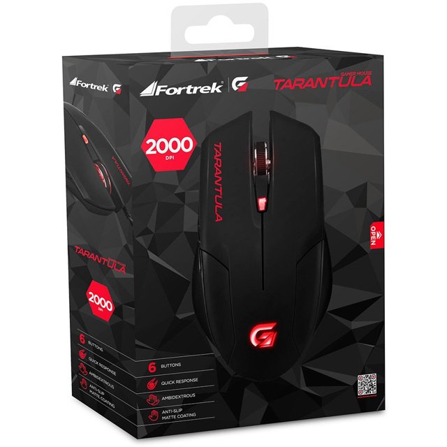 Mouse Gamer Fortrek Tarantula USB Óptico | INFO 2000