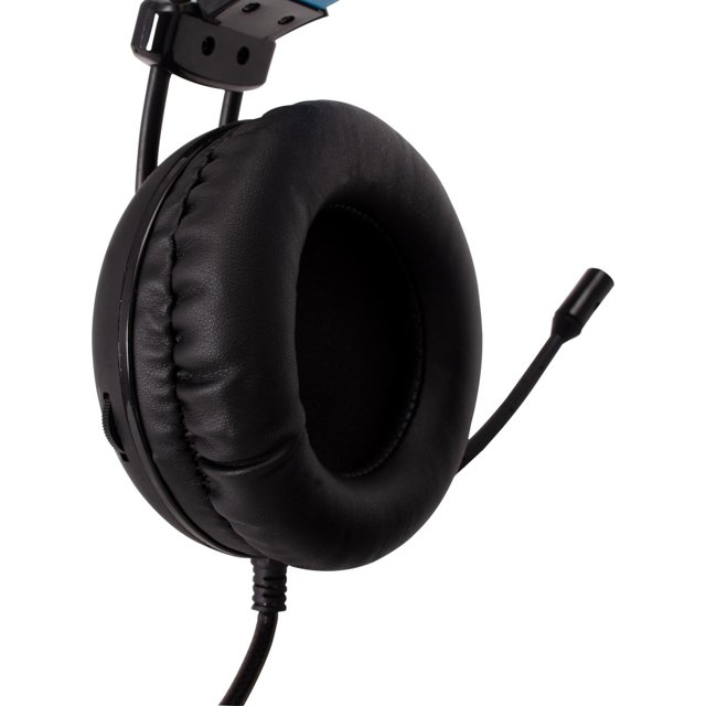 Headset Gamer Fortrek PRO H2 com LED Azul, P2, Preto 