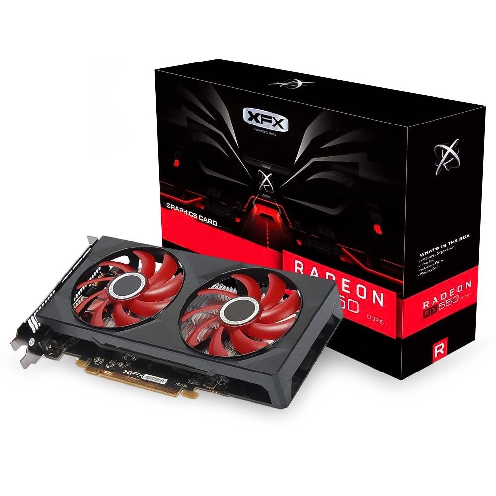 Видеокарта xfx radeon rx 550 double dissipation 4gb gddr5 rx 550p4pfg5 обзор