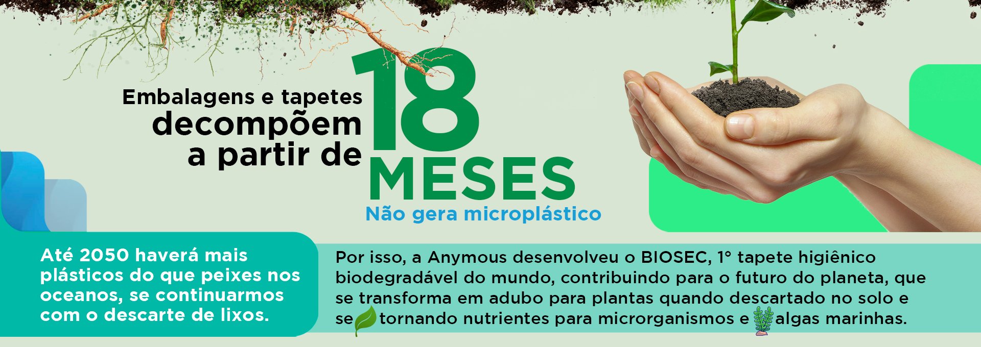 Biosec Eco® | O 1º Tapete Higiênico Biodegradável do Mundo