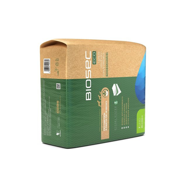 Tapete Higiênico Biodegradável 80x60 (7 Unidades) | Biosec Eco ...