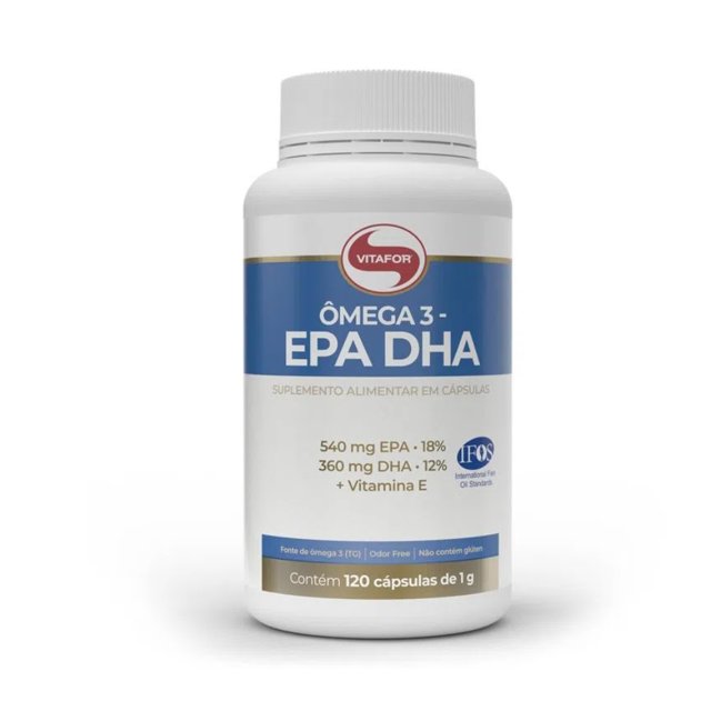 vitafor omega 3 epa dha 120 capsulas