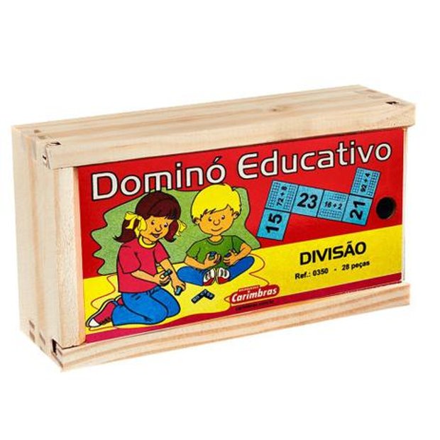 Brinquedo Educativo Domino Infantil Divisão e Multiplicação - Imagine  Brinquedos