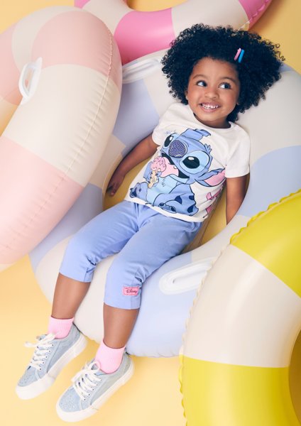 Conjunto Blusa e Legging Stitch Momi - J6848 | Meni Mania