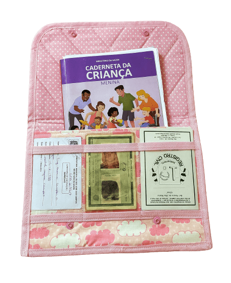 Porta caderneta de vacina e documentos