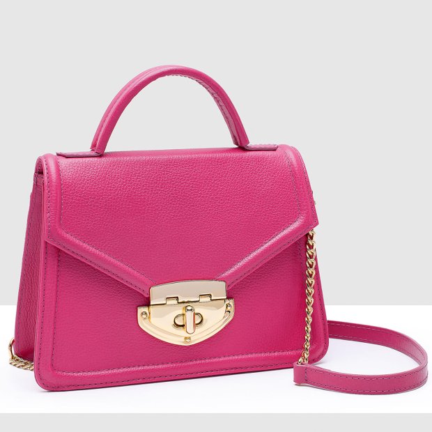 medium pink bolsa