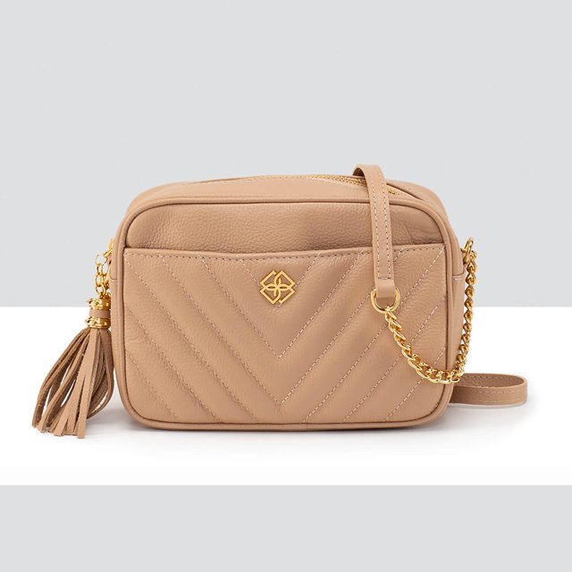 Bolsa Tiracolo Marrom Bibi