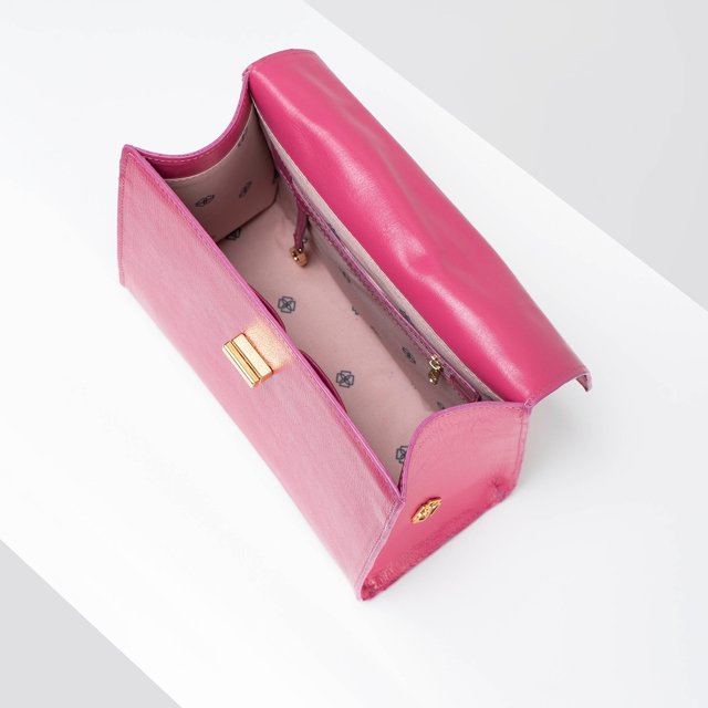 Bolsa de Couro Cecilia - Floater Pink