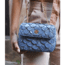 Mini Bag em Pirarucu Azul Jeans - Antonella