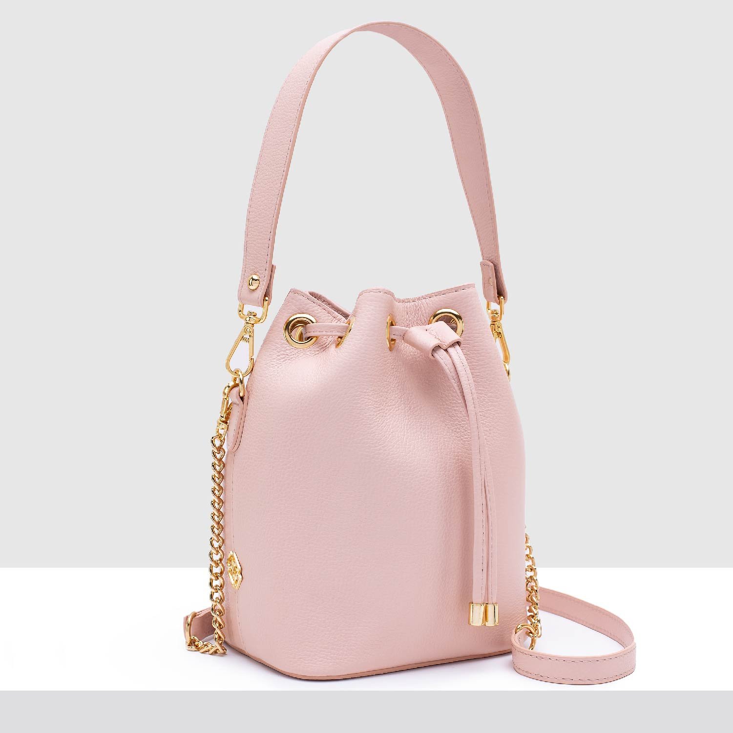 fendi bucket bolsa pink
