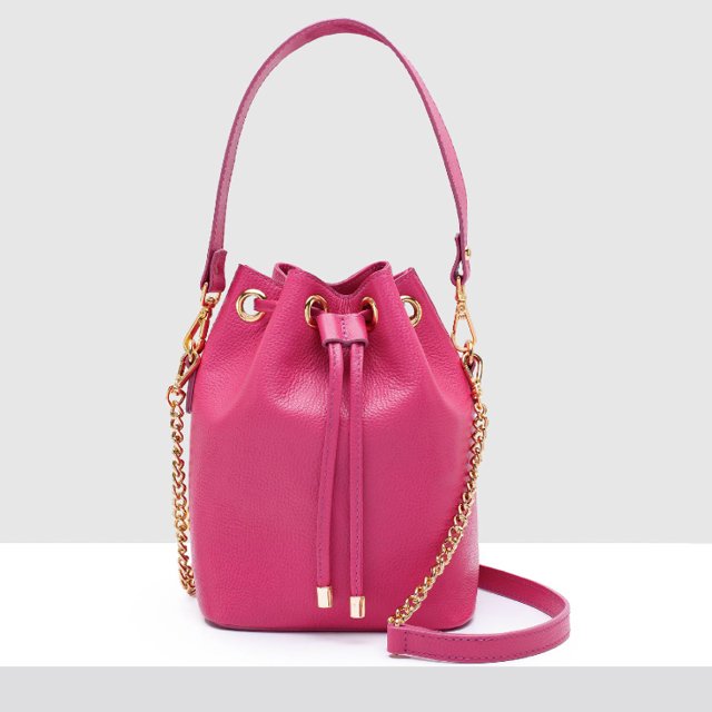 fendi bucket bolsa pink