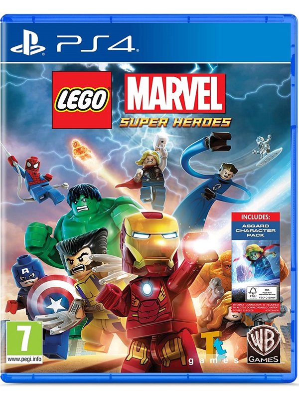 Lego Marvel Super Heroes - Jogo usado PS4