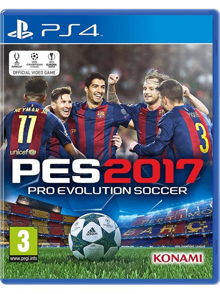 Pro Evolution Soccer 2017 (PES 17) - PS4 (SEMI-NOVO)