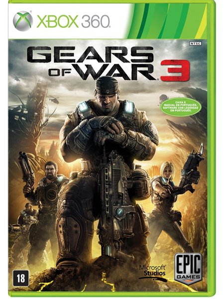 Gears of War 3 - Xbox 360 (SEMI-NOVO)