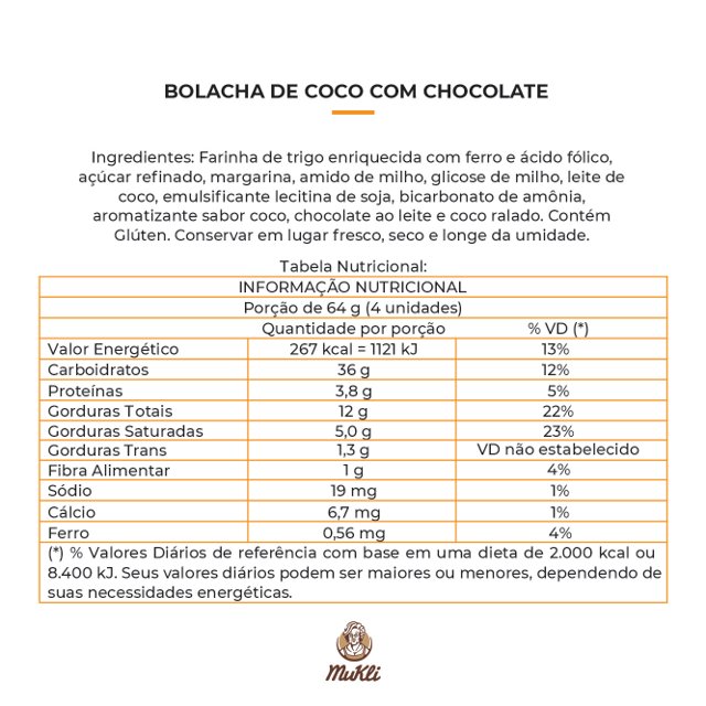 Kit Chocolletas: Coco, Menta, Laranja e Goiaba Cobertas com Chocolate