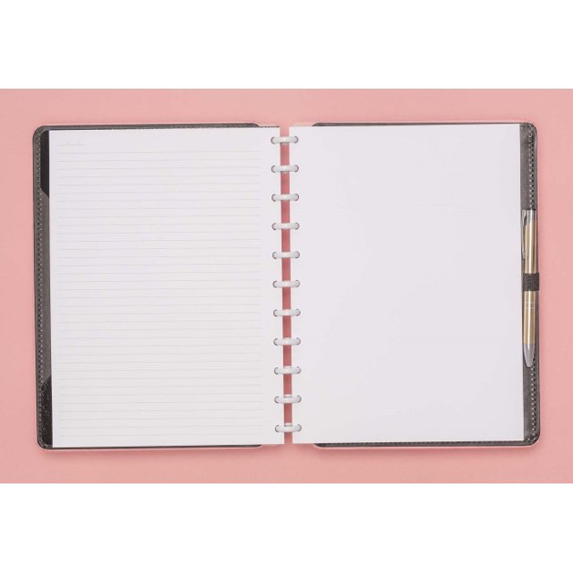 Caderno Rose Pastel Grande - Caderno Inteligente | Gebit Papelaria