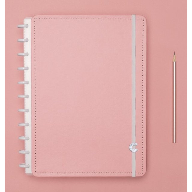 Caderno Rose Pastel Grande - Caderno Inteligente | Gebit Papelaria