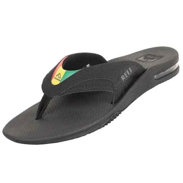 Chinelo Sandália Masculino Reef Mick Fanning Black Rasta | Evokley
