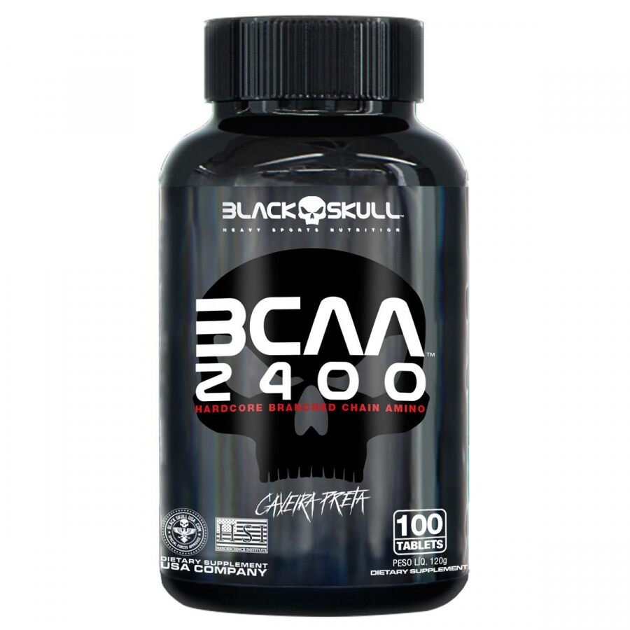 BCAA 2400 Black Skull 100 Tabletes Nutrition Store