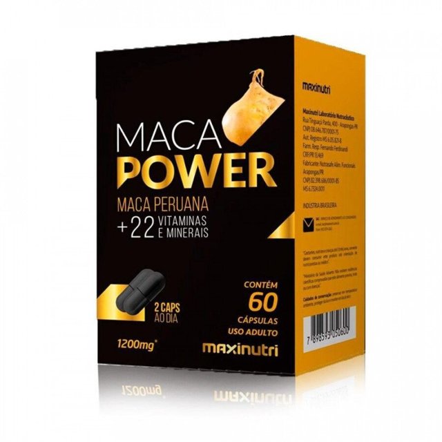 Maca Power Maca Peruana Maxinutri - 60 caps