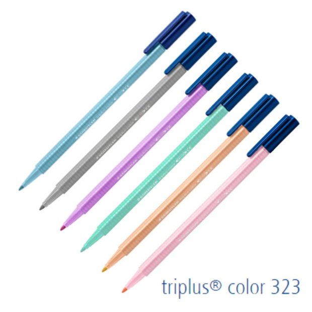 Caneta Hidrográfica TRIPLUS COLOR Pastel 1.0mm - STAEDTLER | Papelaria ...
