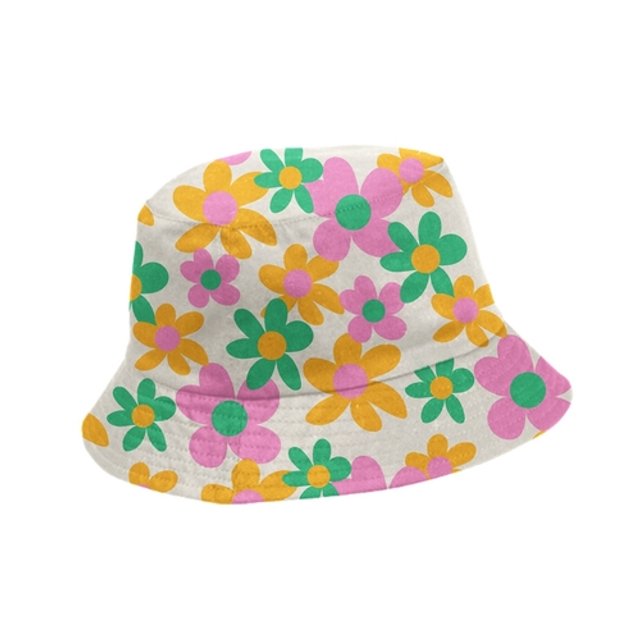 Chapéu Bucket Adulto - Flor feliz