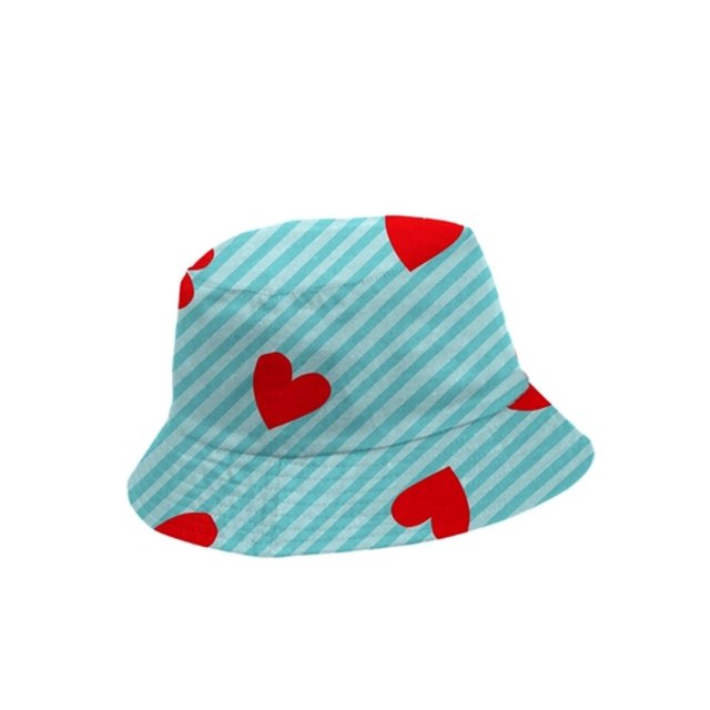 Chapéu Bucket Infantil - Coração