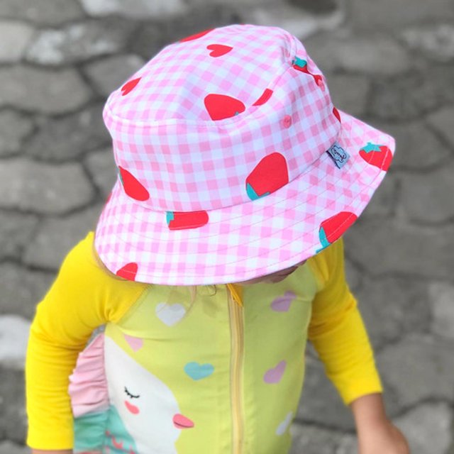 Chapéu Bucket Infantil - Moranguinho Picnic