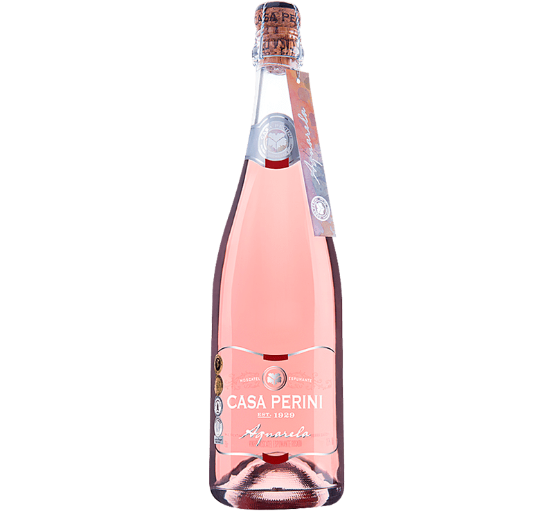 Espumante Casa Perini Aquarela Rosé Moscatel  -  750 ml
