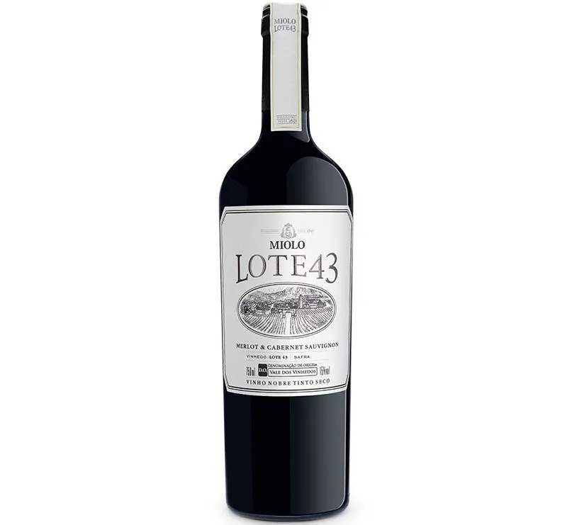 Vinho Miolo Lote 43 D.O. Safra 2022 -  750 mL
