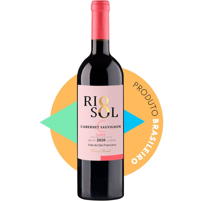 Vinho Rio Sol Cabernet Sauvignon Suave - 750mL | Armazém Nacional