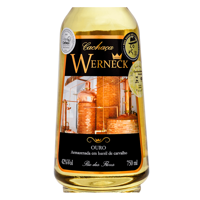Cachaça Werneck Ouro Premium  -  750 ml