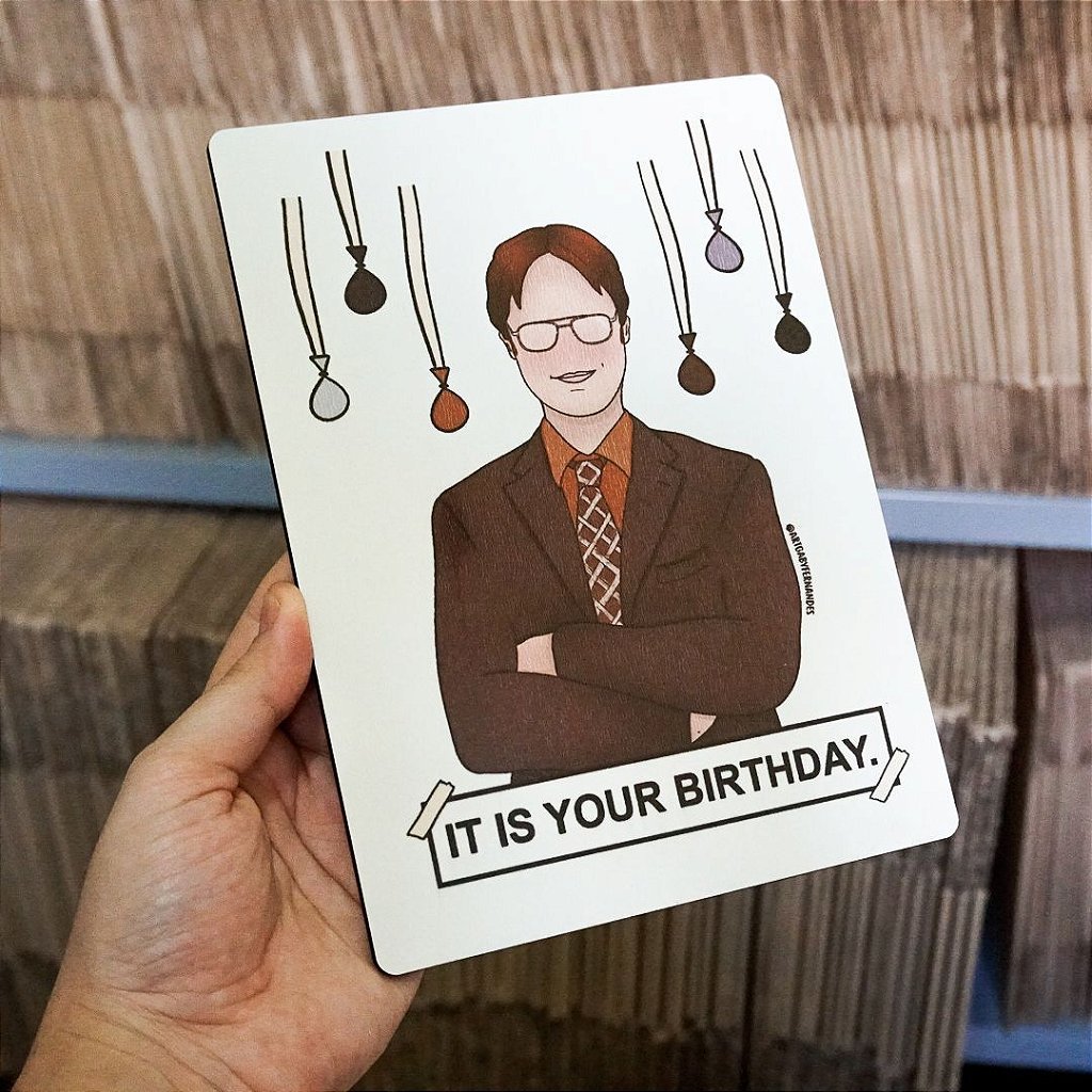 Quadro Dwight Schrute - The Office | Art Gaby Fernandes