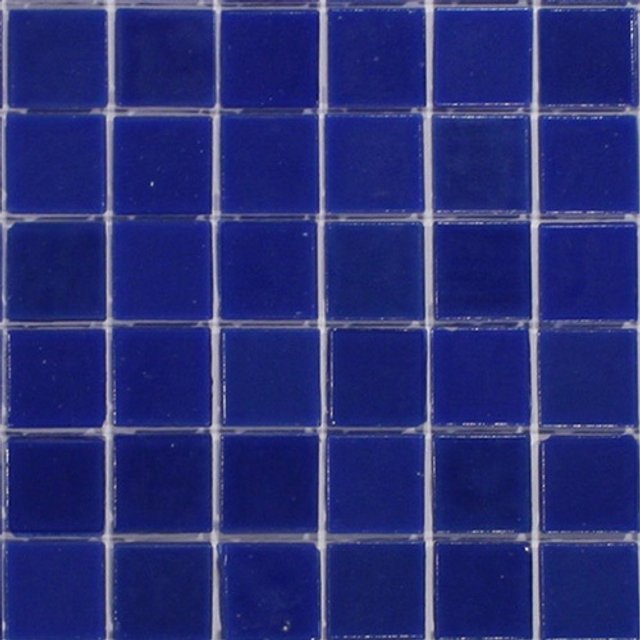 Pastilha azul lisa - 2x2 cm -225 pastilhas