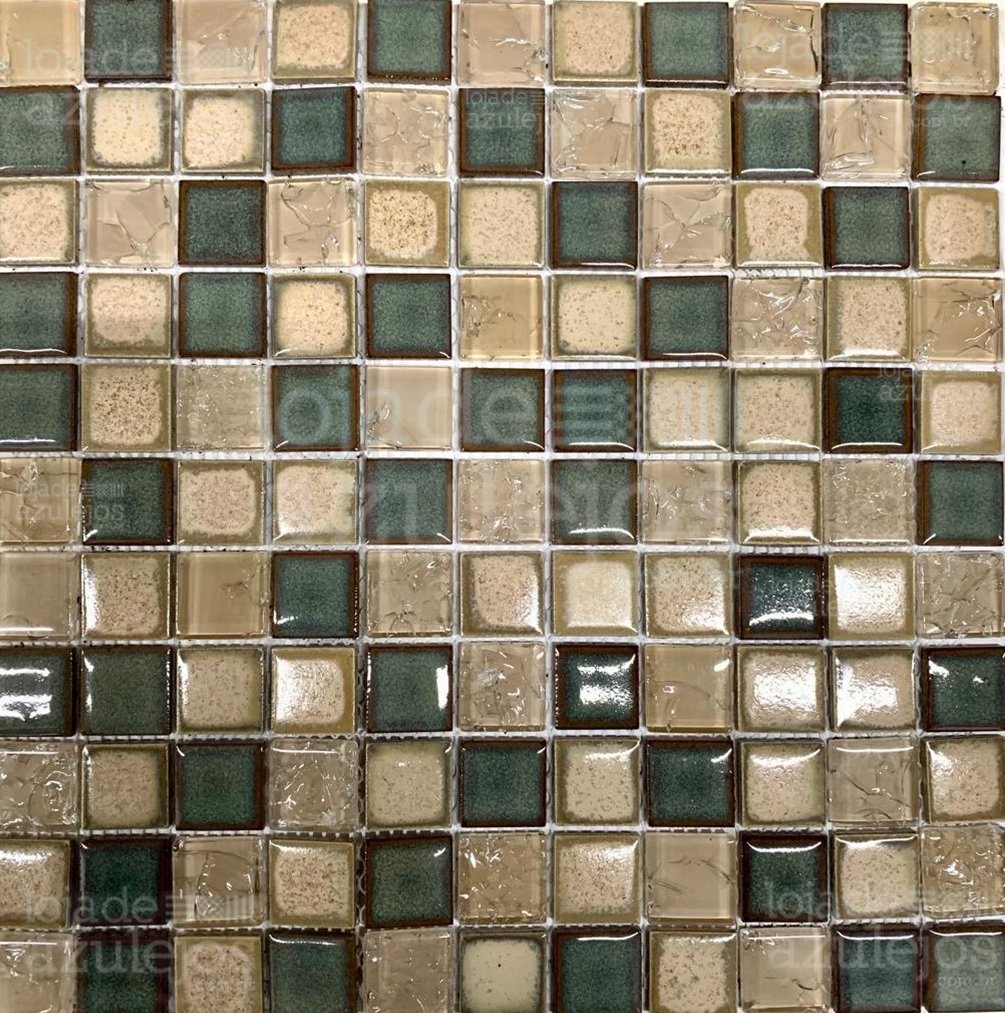 Pastilha de Porcelana e vidro JTA19 | Loja de Azulejos